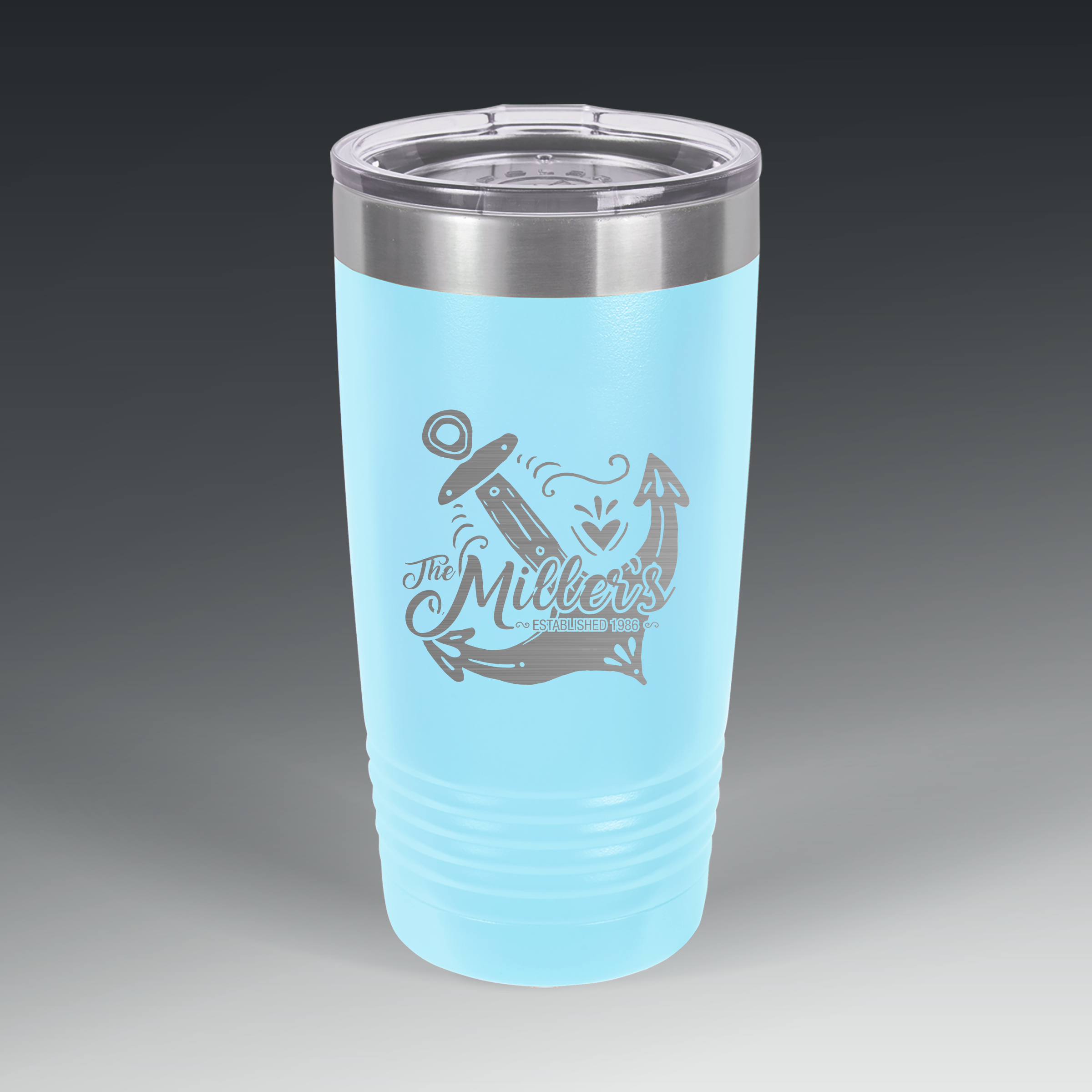 Polar Camel 20 Oz. Vacuum Insulated Ringneck Tumbler With Clear Lid 3