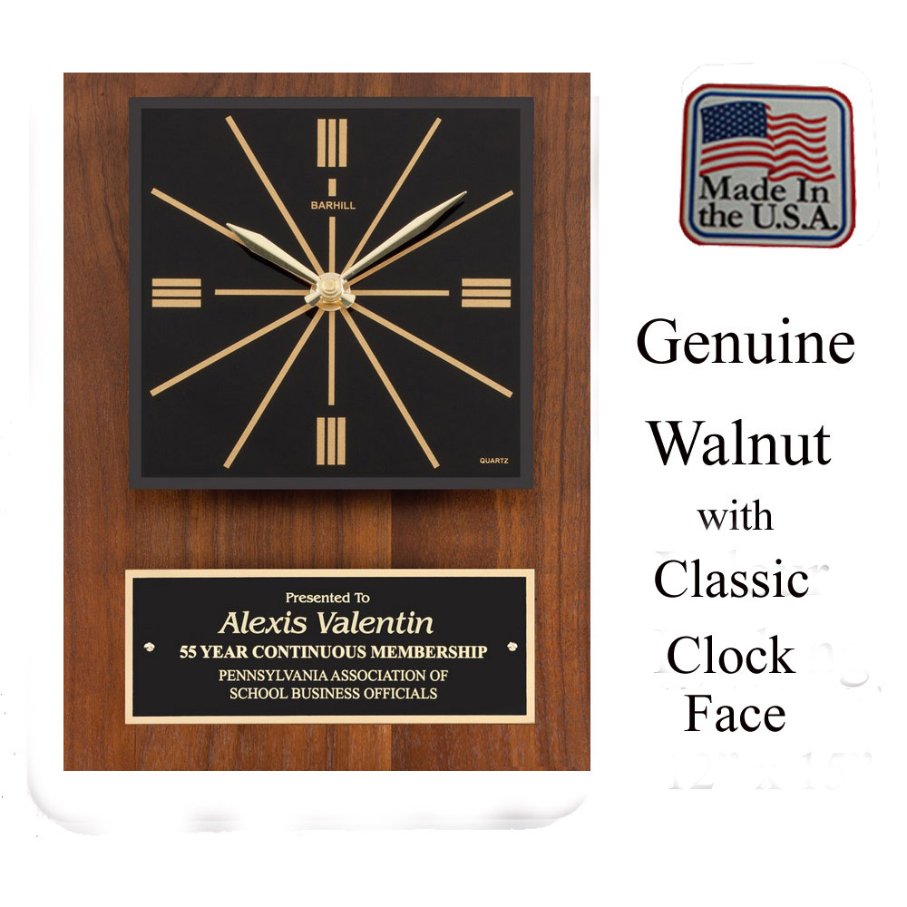 Quartz Clock Plaque 2