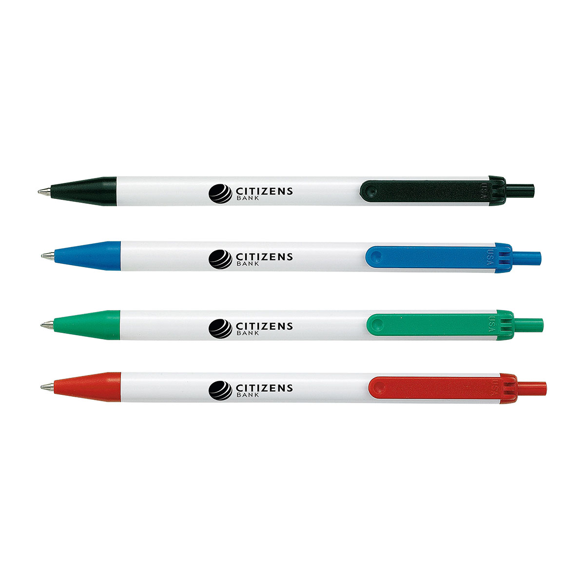 Montgomery Retractable Pen - White Barrel 2
