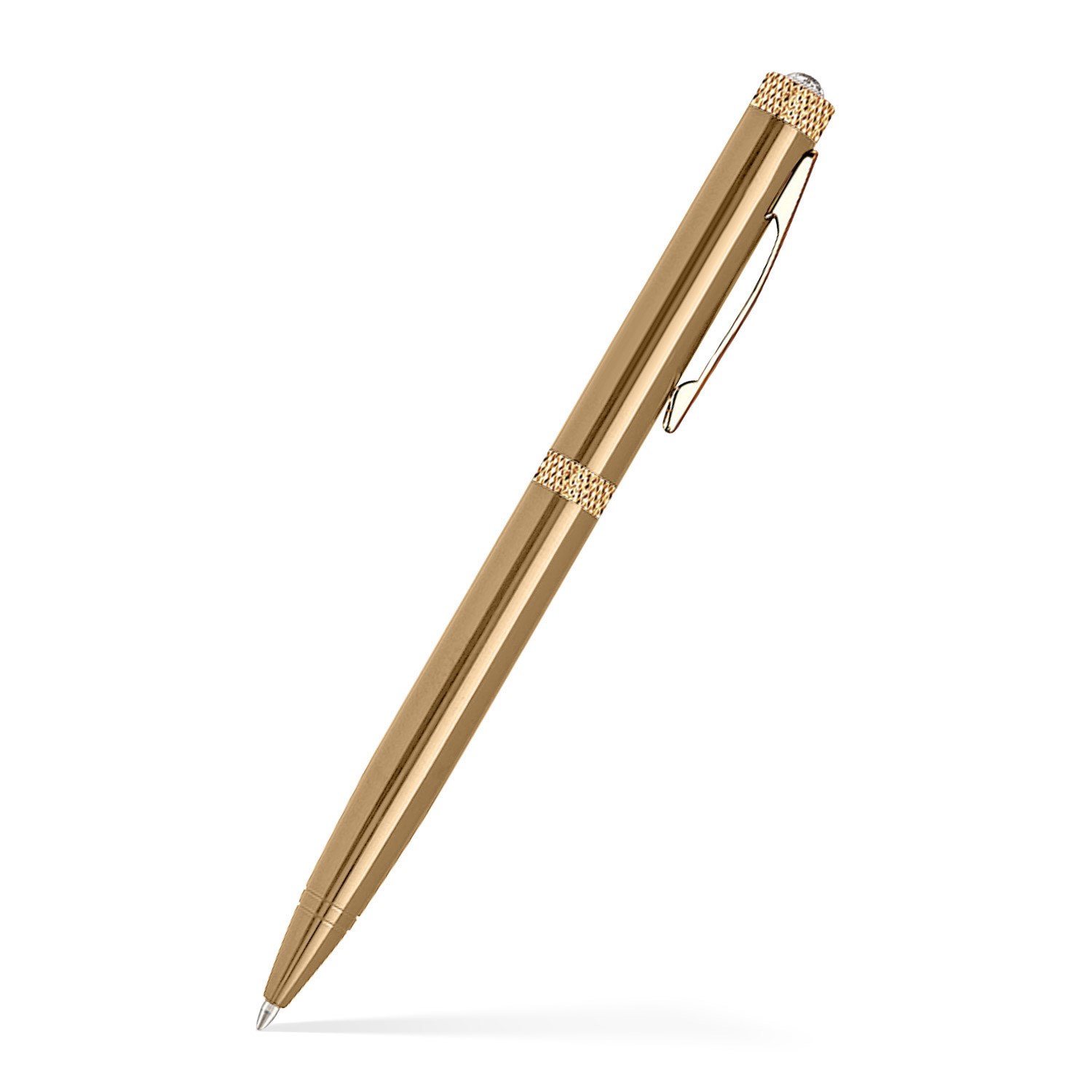Brass Diamond Ballpoint Twist Metal Pen 4