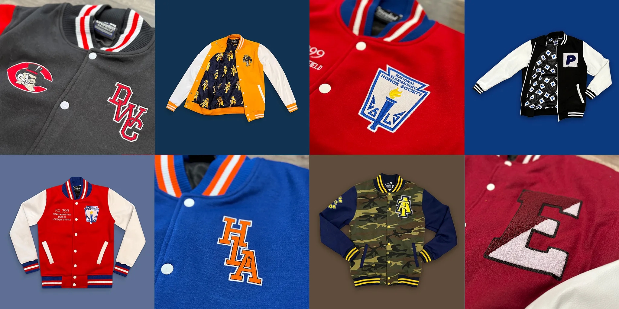 Hooded Cotton Fleece Varsity Jacket With No Lining 5
