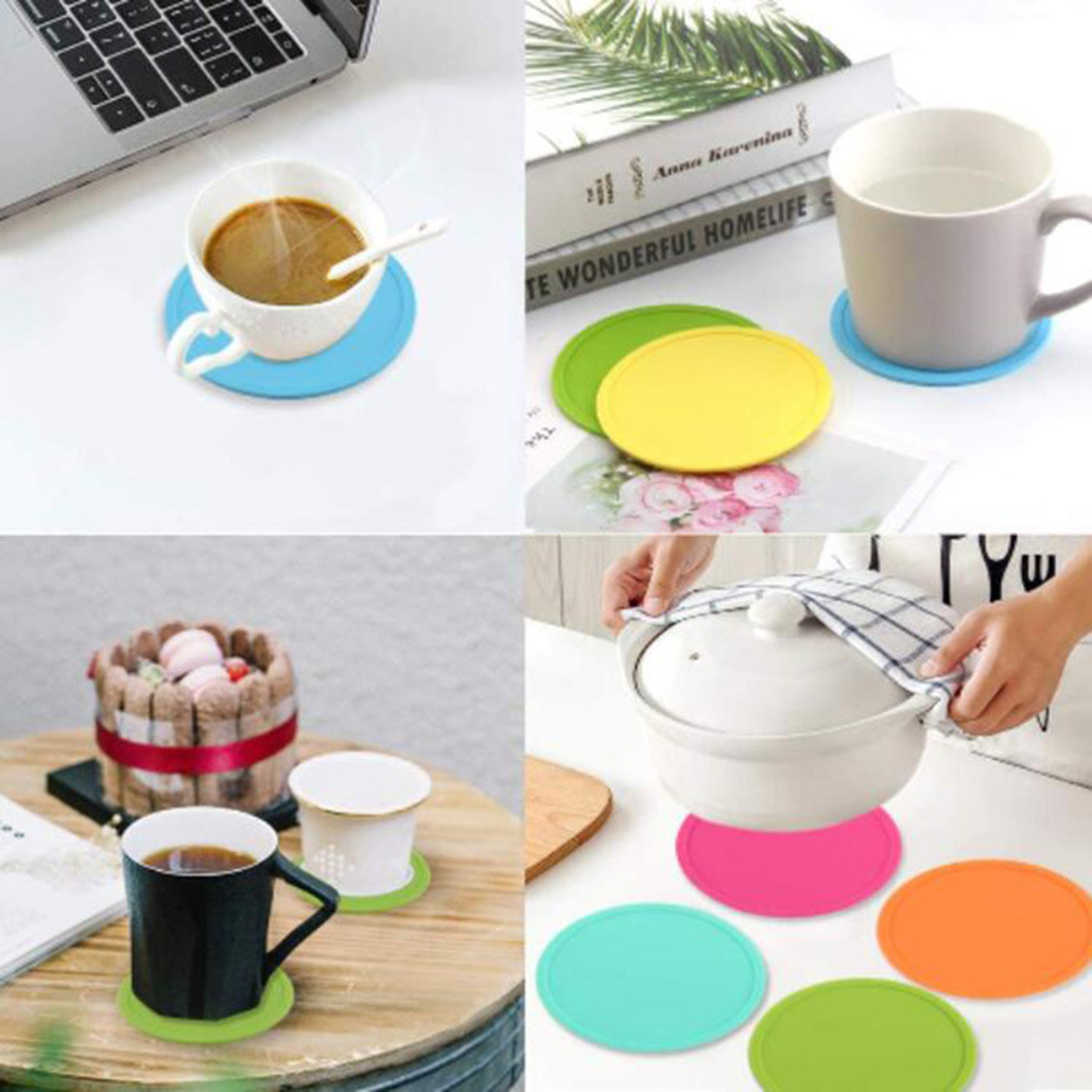 Silicone Drink Coasters 4