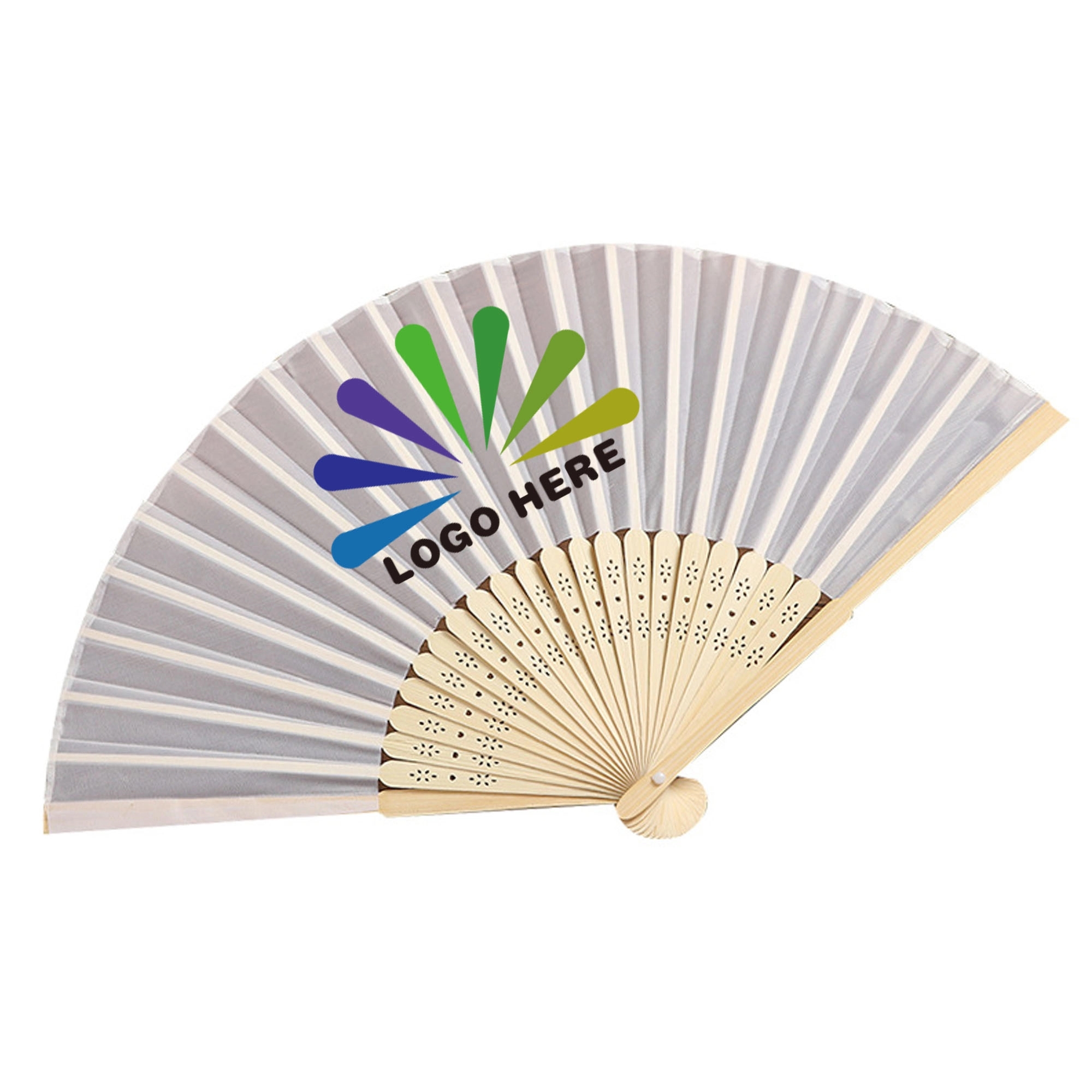 Silk Bamboo Folding Fan 6