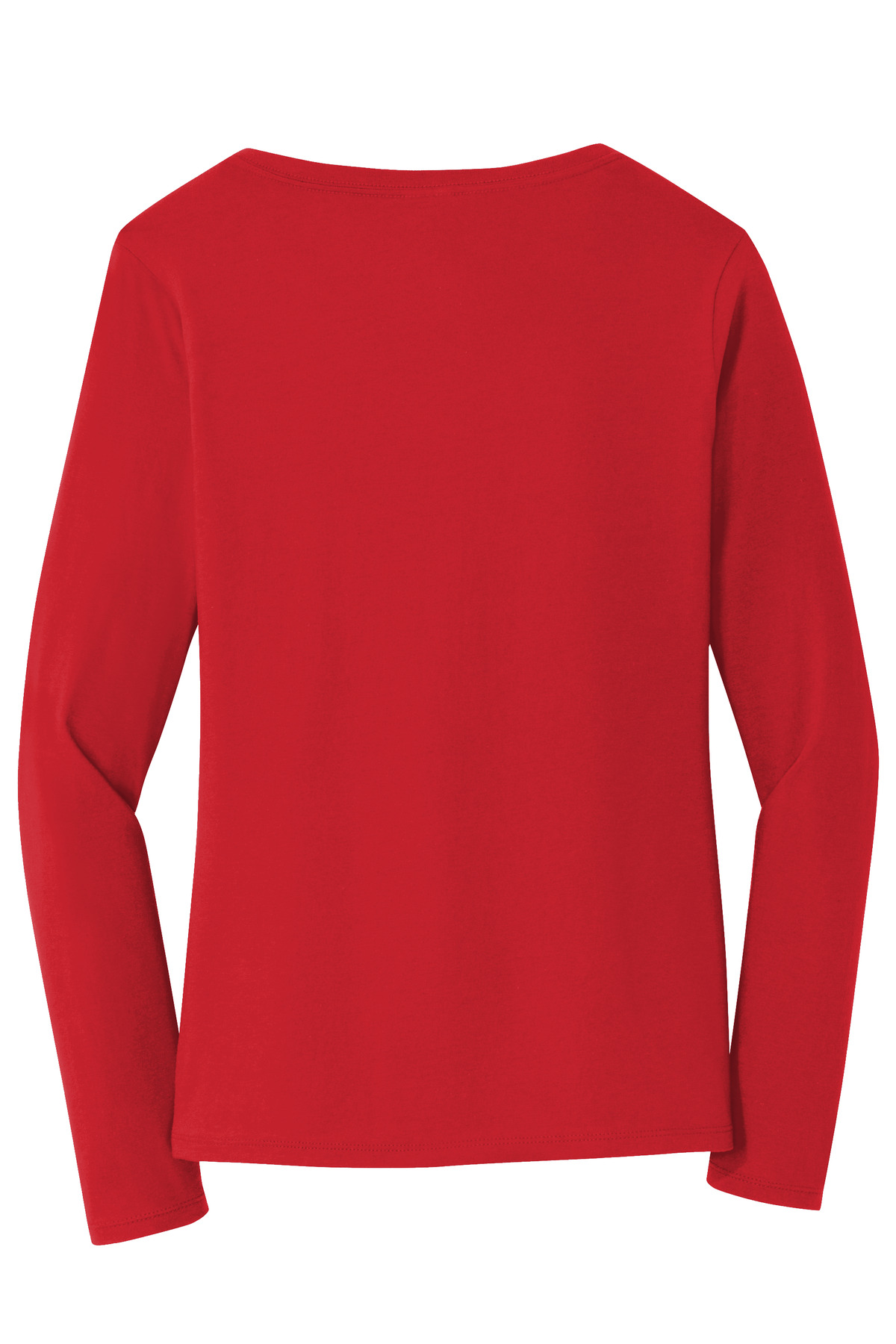 Port & Co Women's Long Sleeve Fan Favorite V-Neck Tee. LPC450VLS 35