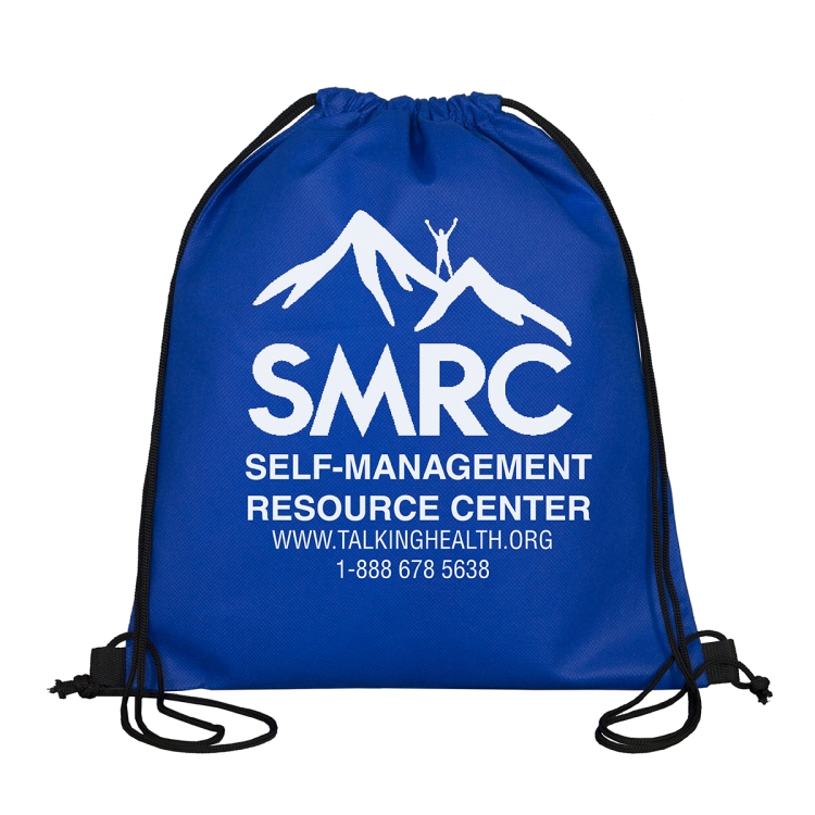 "Breckenridge" 13" W x 16" H - "Economy" Drawstring Cinch Pack Backpack 9