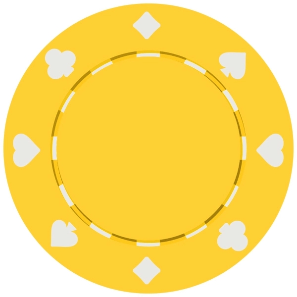Suited Style Poker Chip with 2 Side Imprint (10 Colors) 9