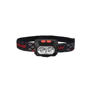 Adjustable LED Headlamp Lightweight Rechargeable Manual And Sensor 11