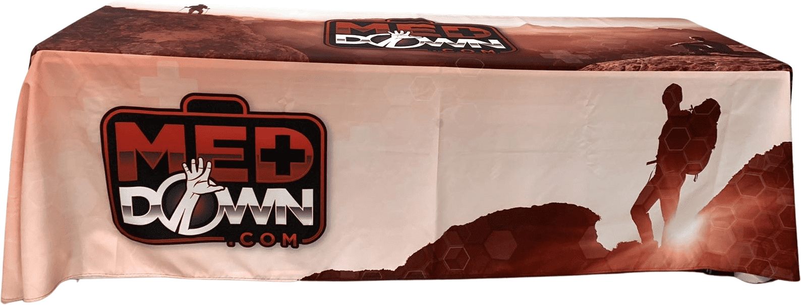 Table Cover 6' Table Throw - Polyester - Custom Printed 2