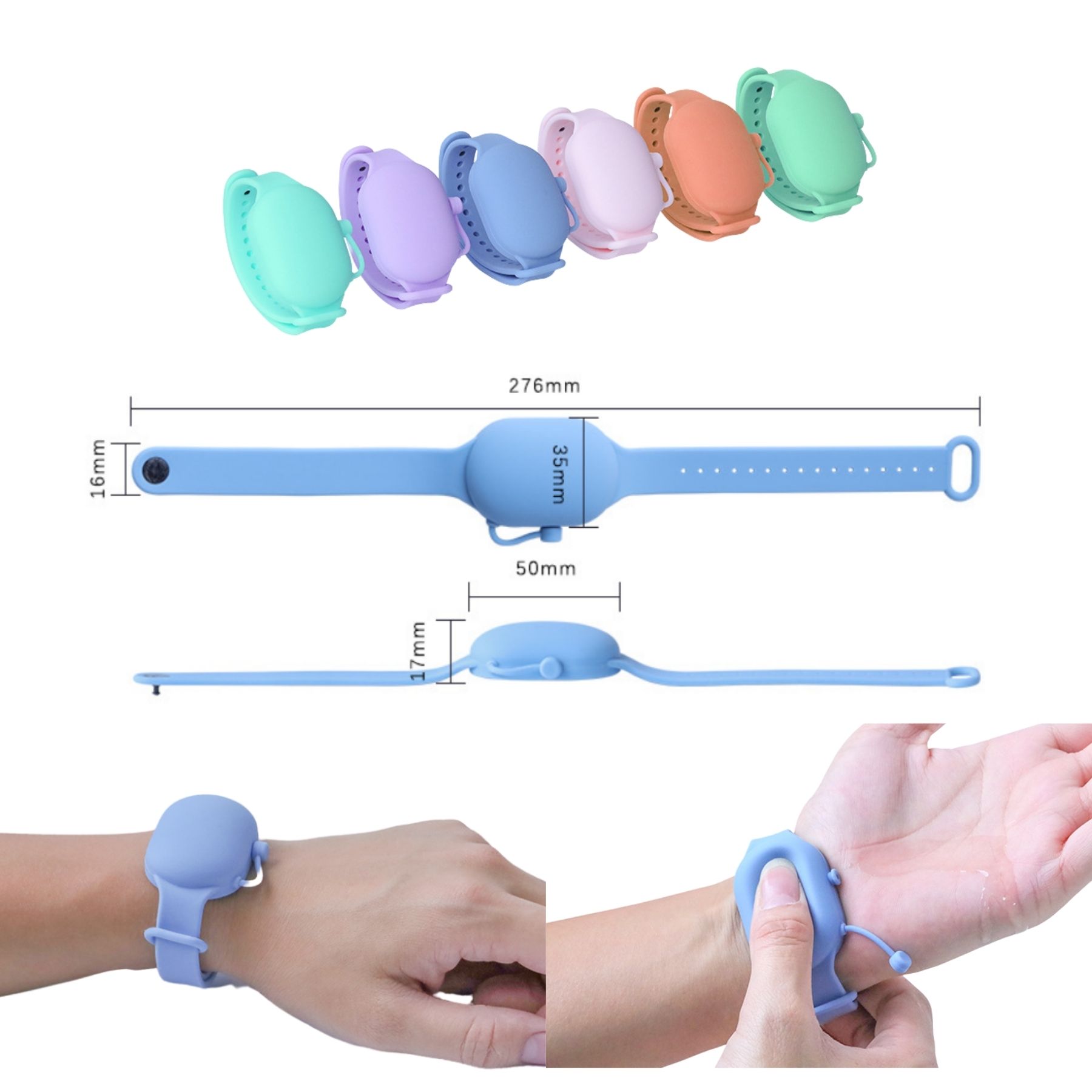Silicon Hand SanitizerWristband 2