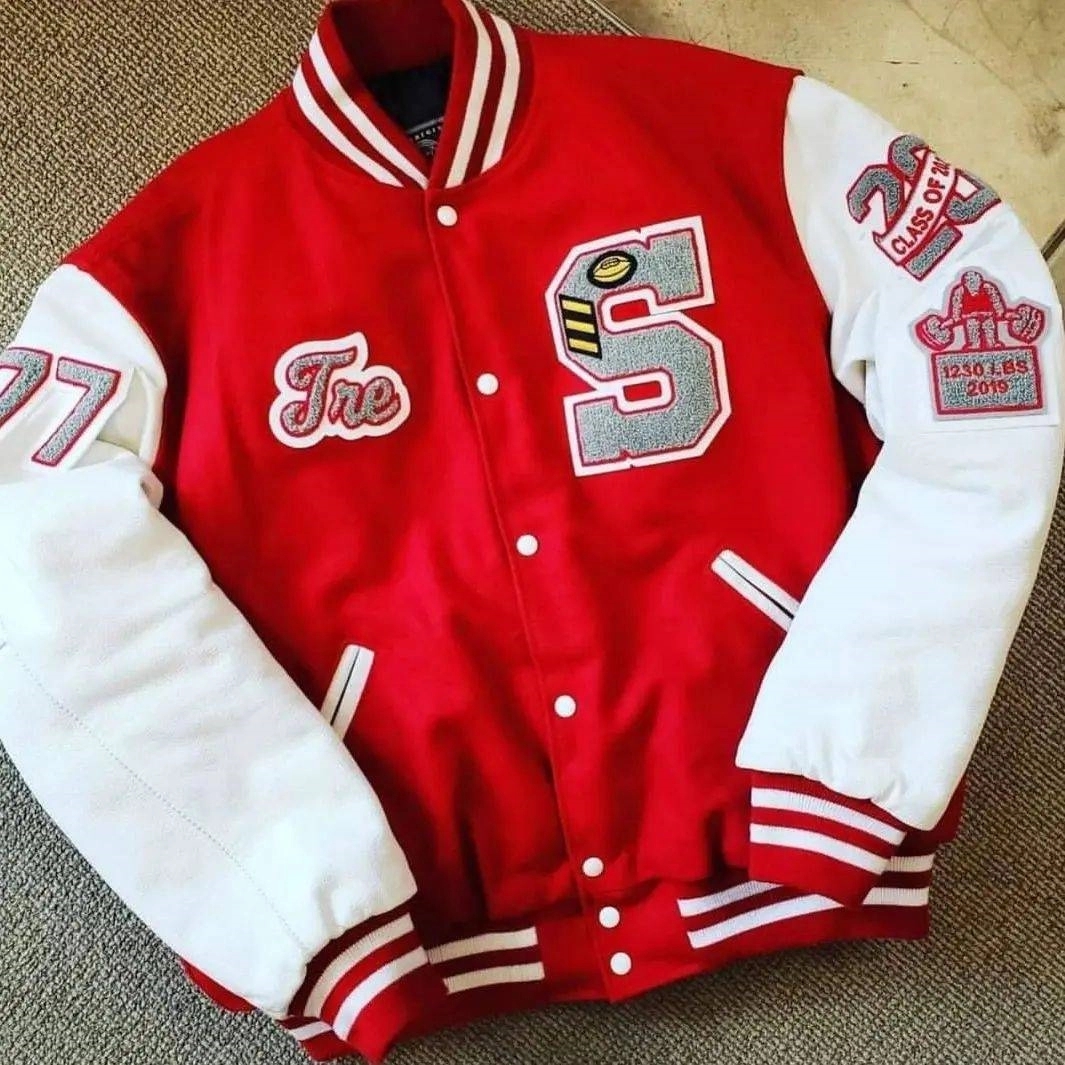 High-End Custom Genuine or Vegan Leather Varsity Letterman and Leather Jackets 33