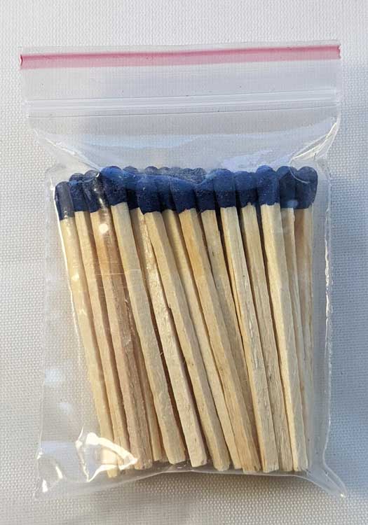 47mm (approx. 2 in.) Bulk Wooden Match Sticks - (approx)50 ct. bags 12