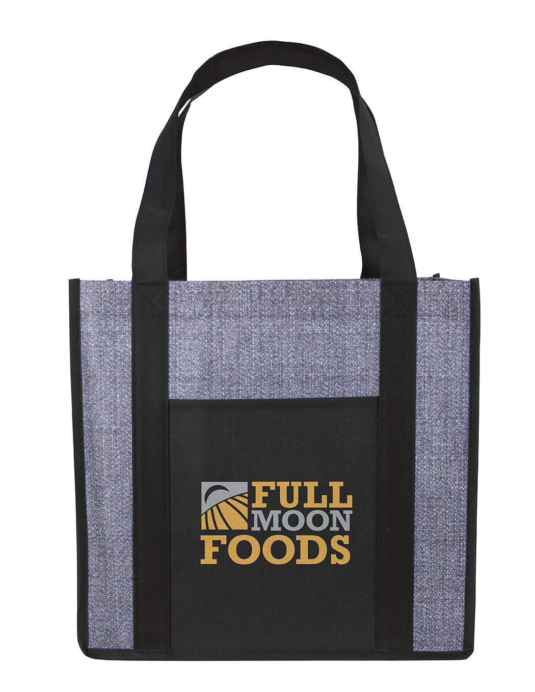 Good Value™ Laminated Heathered Non-Woven Grocery Tote 1
