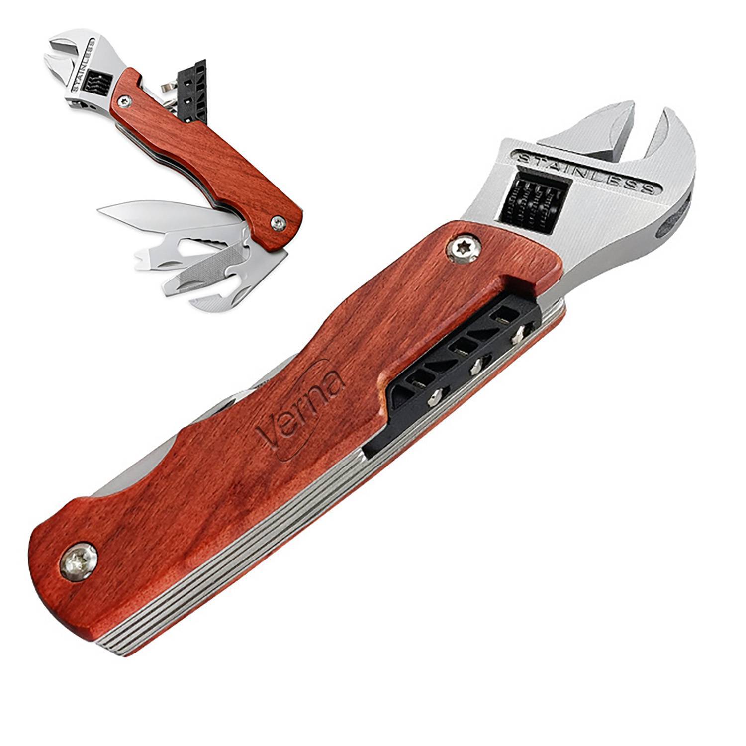 Stainless Steel Folding Multi-Tool Wrench 6