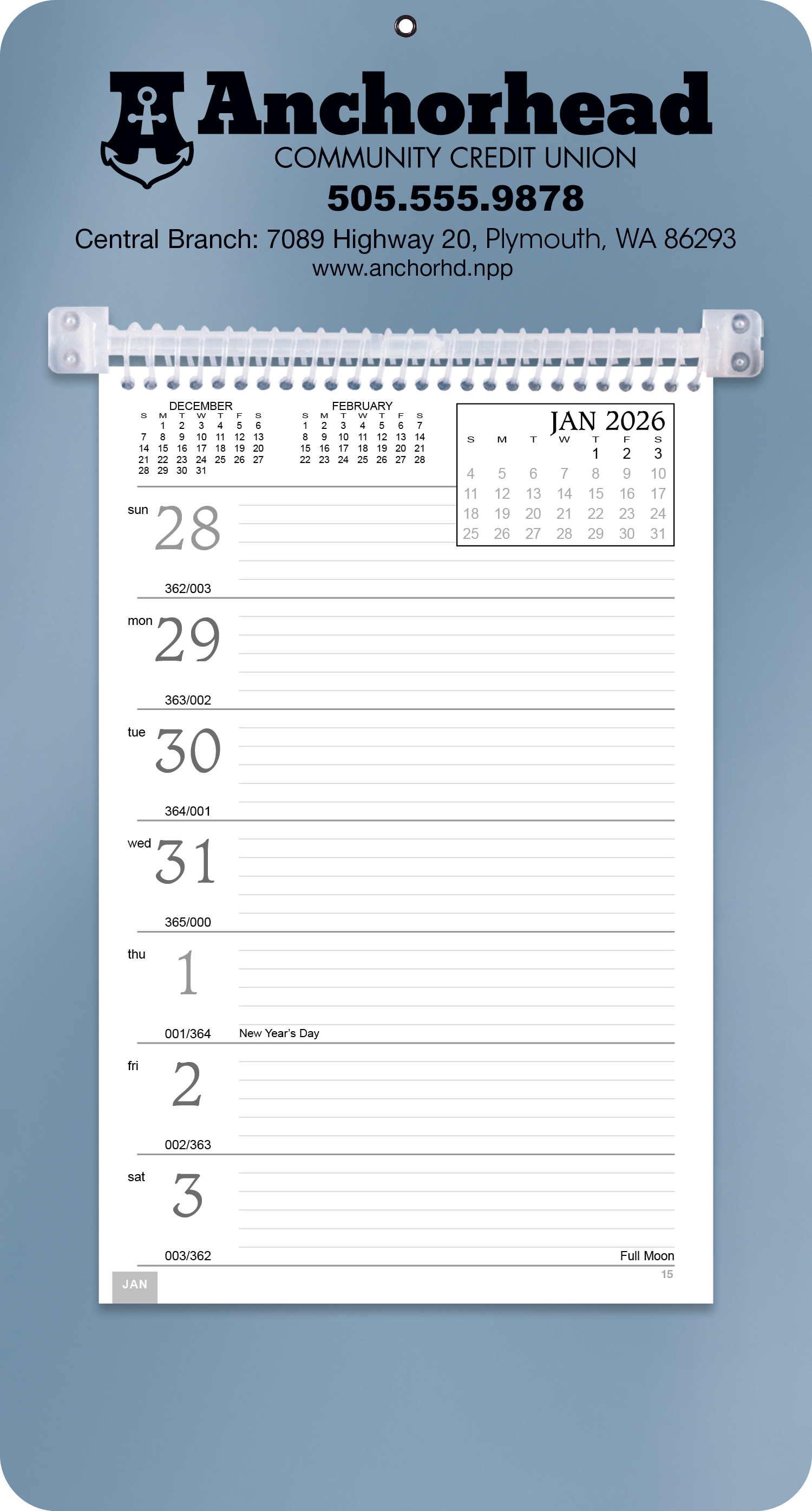 Triumph® Calendars Weekly Memo Calendar 21