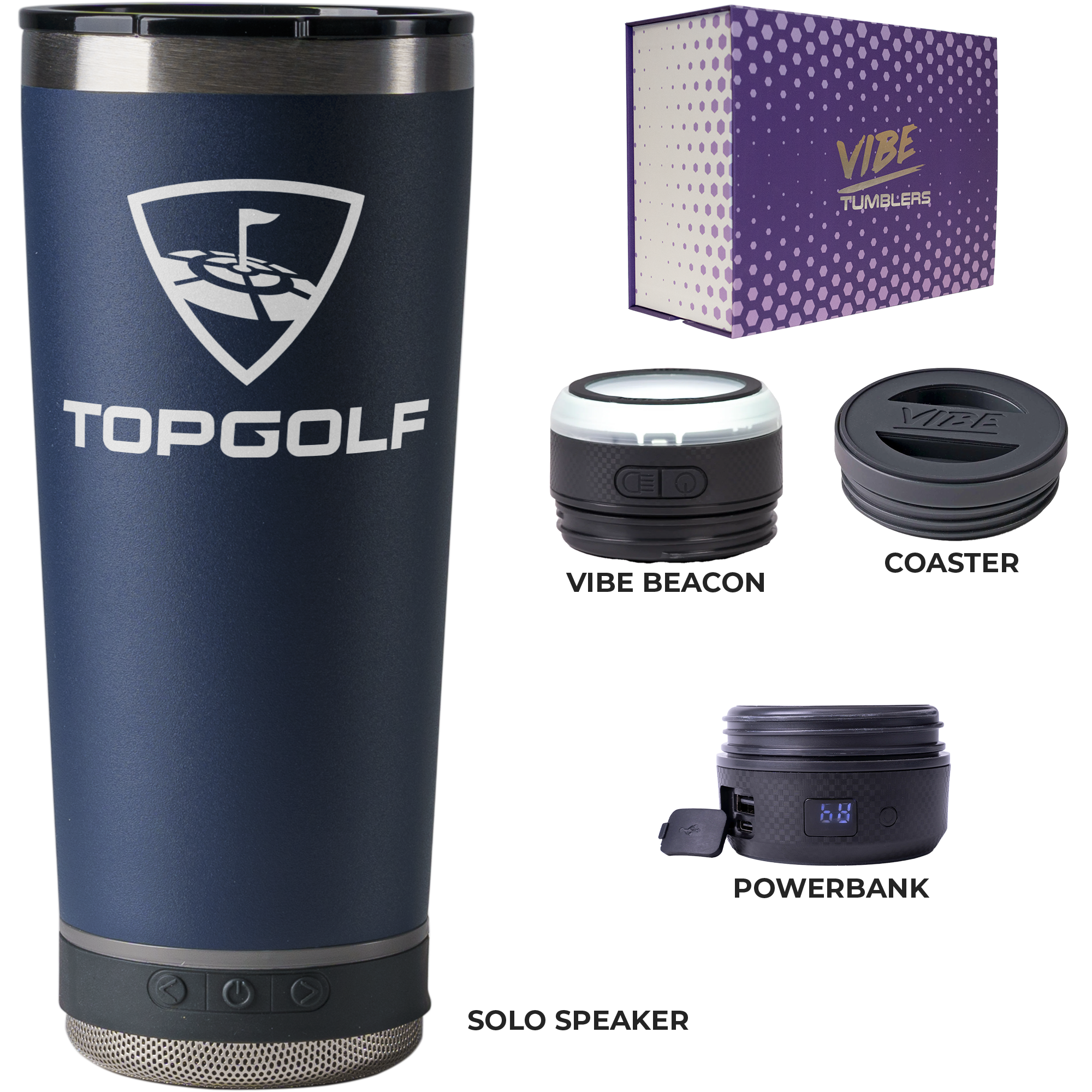 Go Caddy Vibe 18 oz Tumbler Kit 14