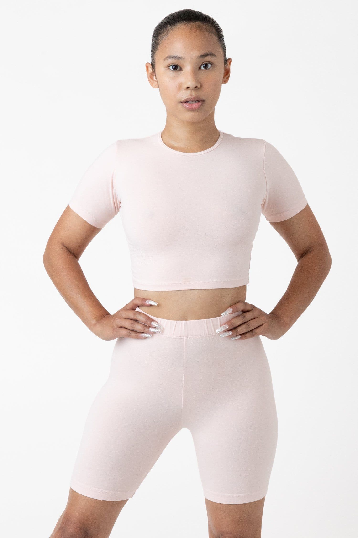 GARMENT DYE MICRO CROP TEE 13