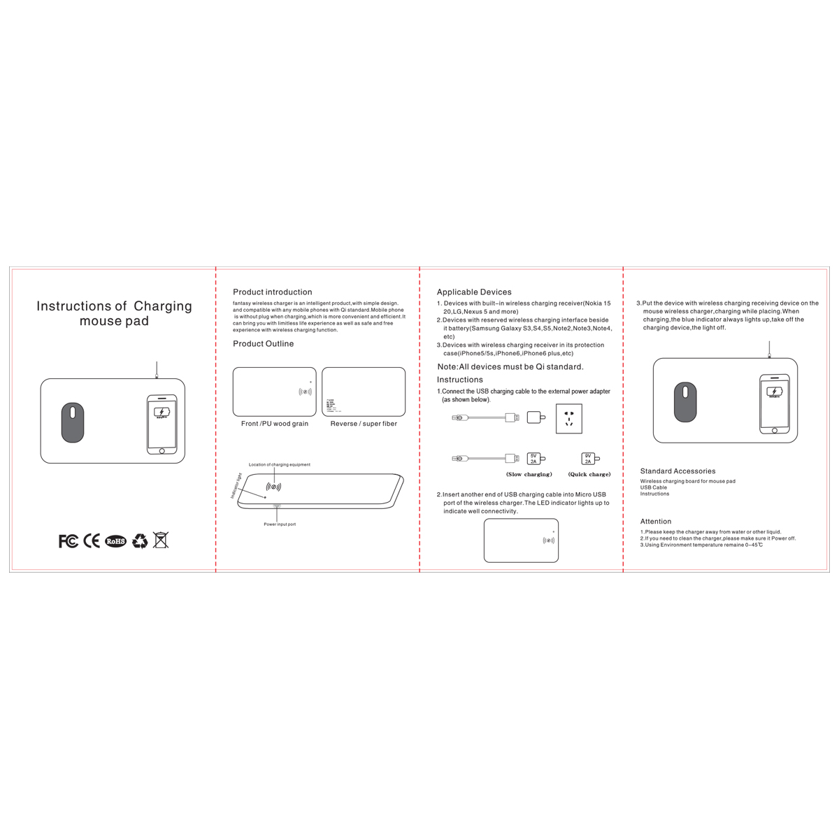 Multi-Function Foldable Wireless Charger with Phone Stand & Cork Mousepad 7