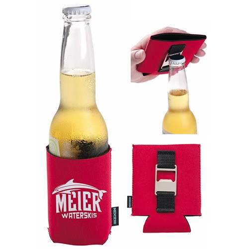 Can Cooler With Bottle Opener ( 3.93" X 4.92" ) 2