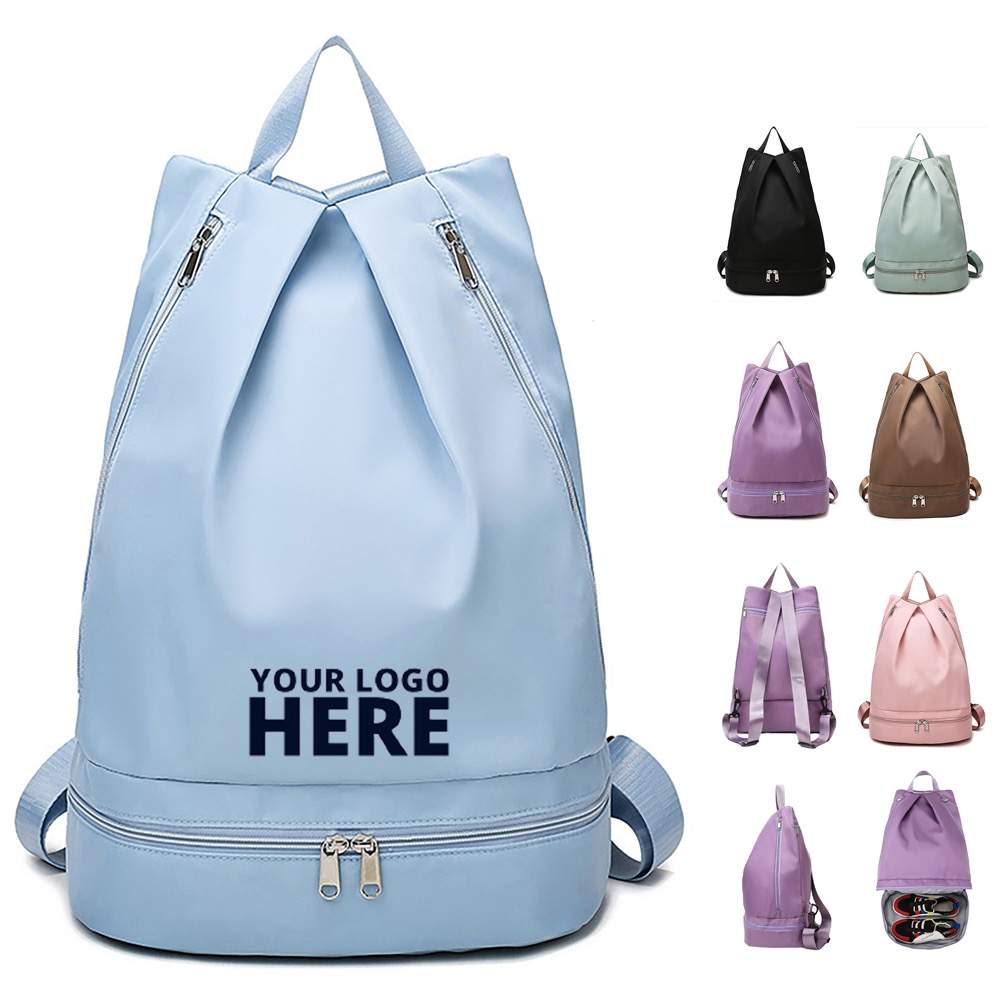 Women Dry And Wet Separation Backpack 1