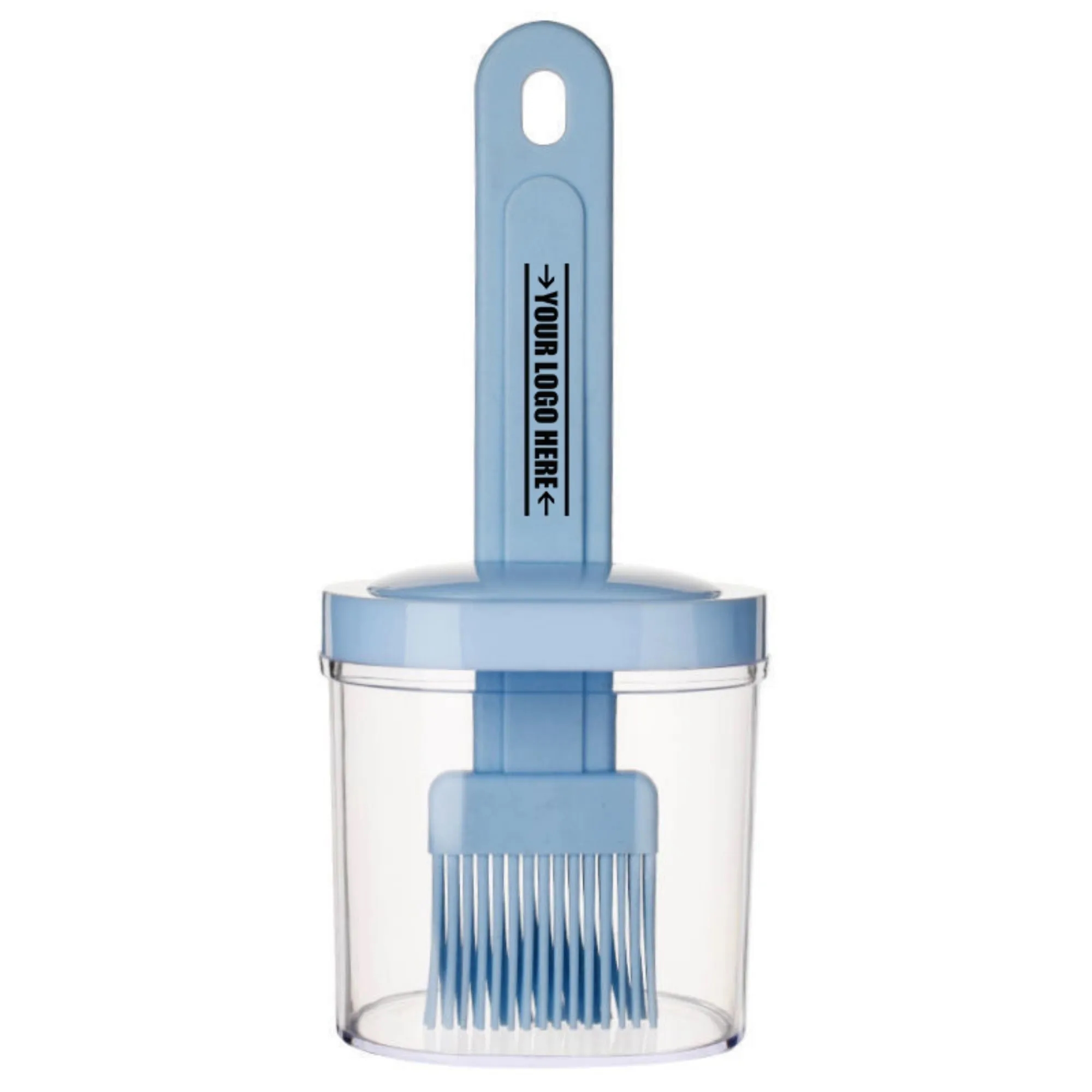 Silicone BBQ brush with An Integrated Oil Bottle 3