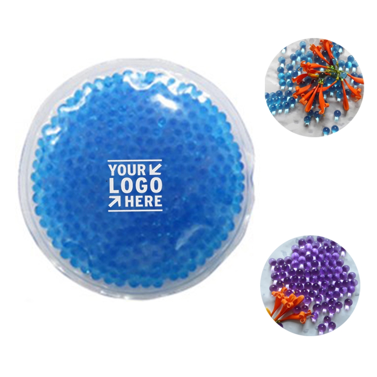 Round Reusable Hot Cold Therapy Pack with Gel Beads 2