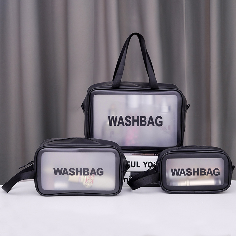 Waterproof, Transparent Cosmetic Bag Large Capacity Wash Bag 5
