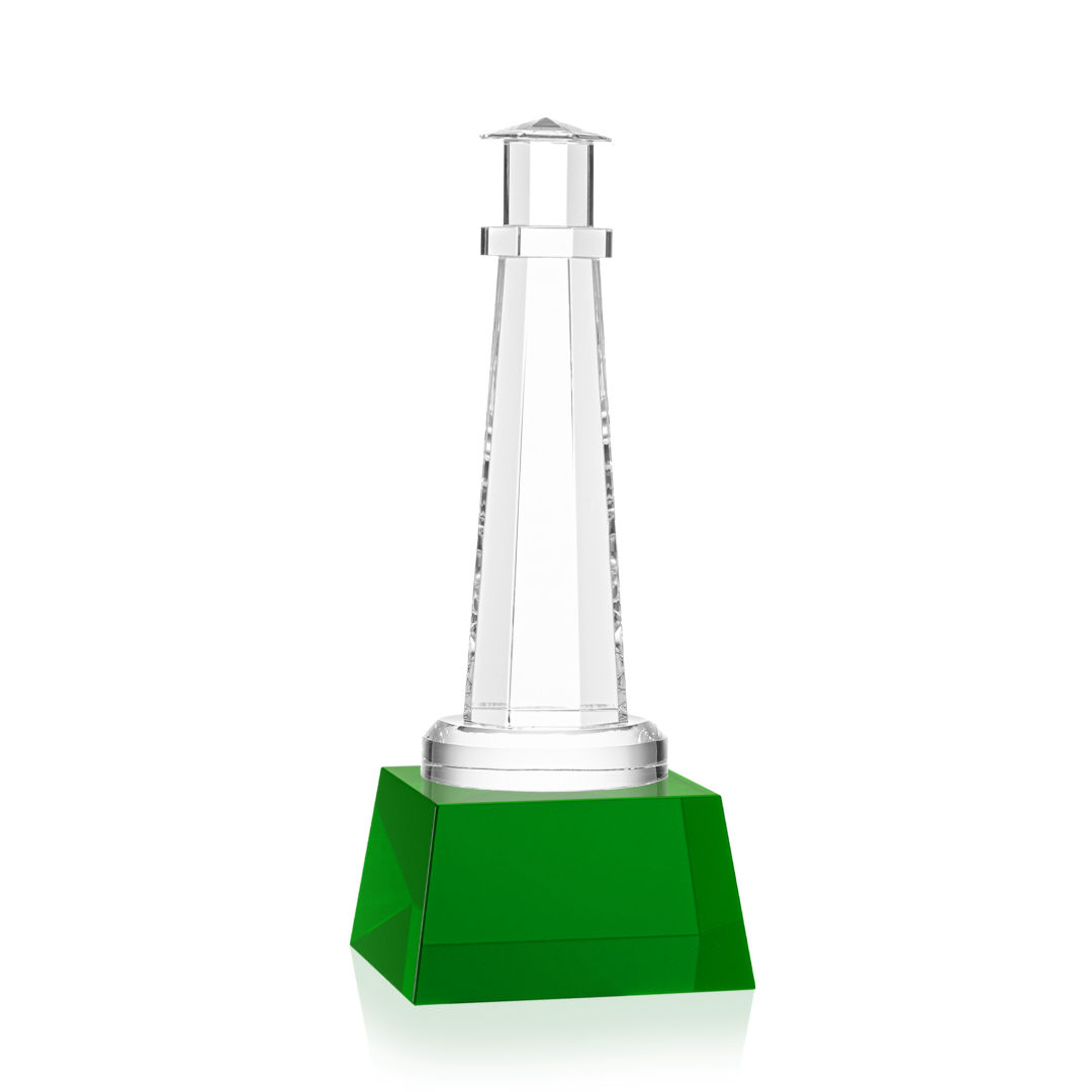 Lighthouse Award on Robson Base - Green 5