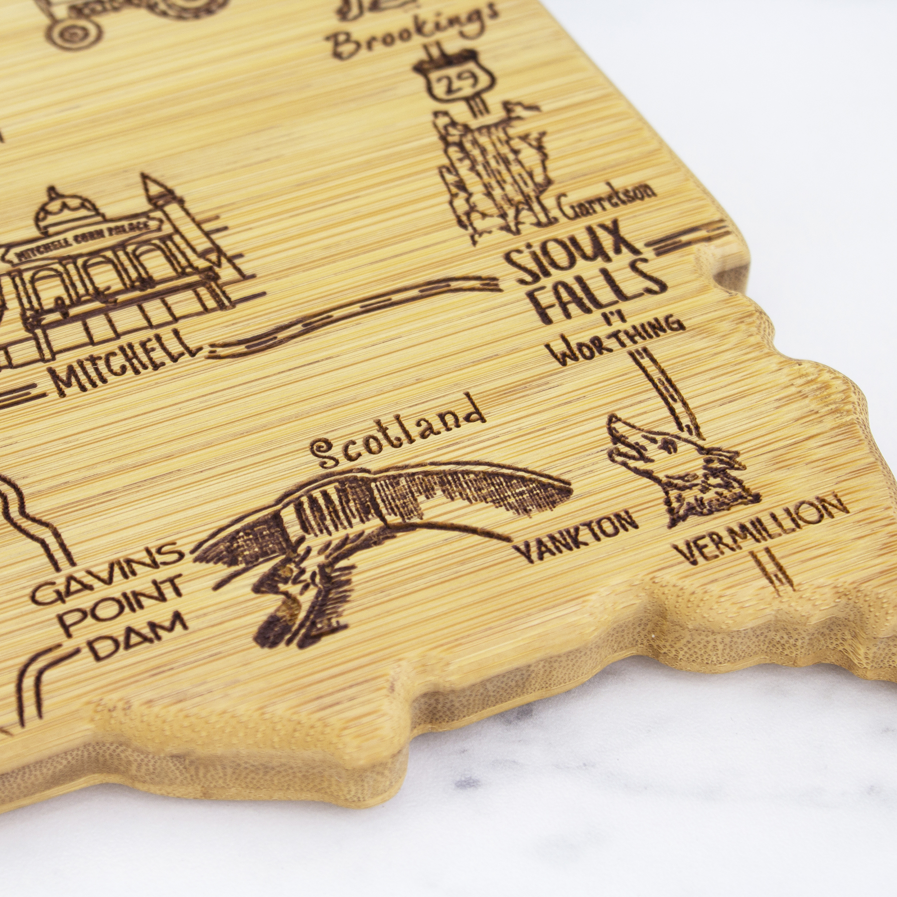 Destination South Dakota Cutting & Serving Board 2
