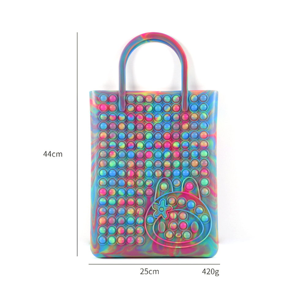 Silicone Fidget Rectangle Pop Handbag 5