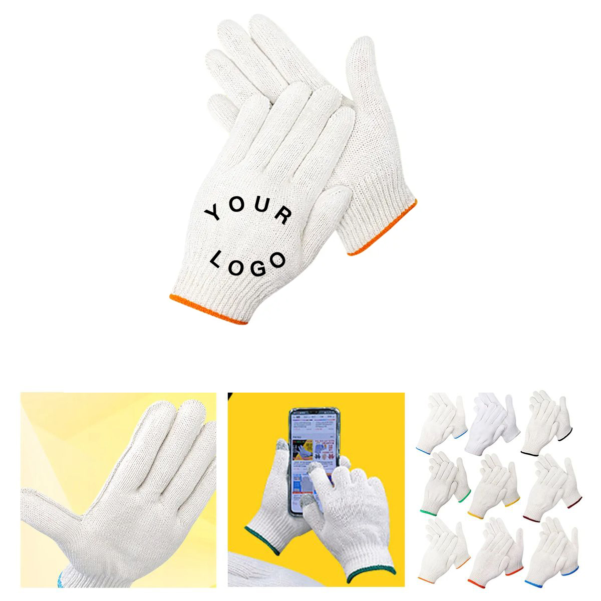 Breathable Nylon Gloves for Industrial Tasks 2