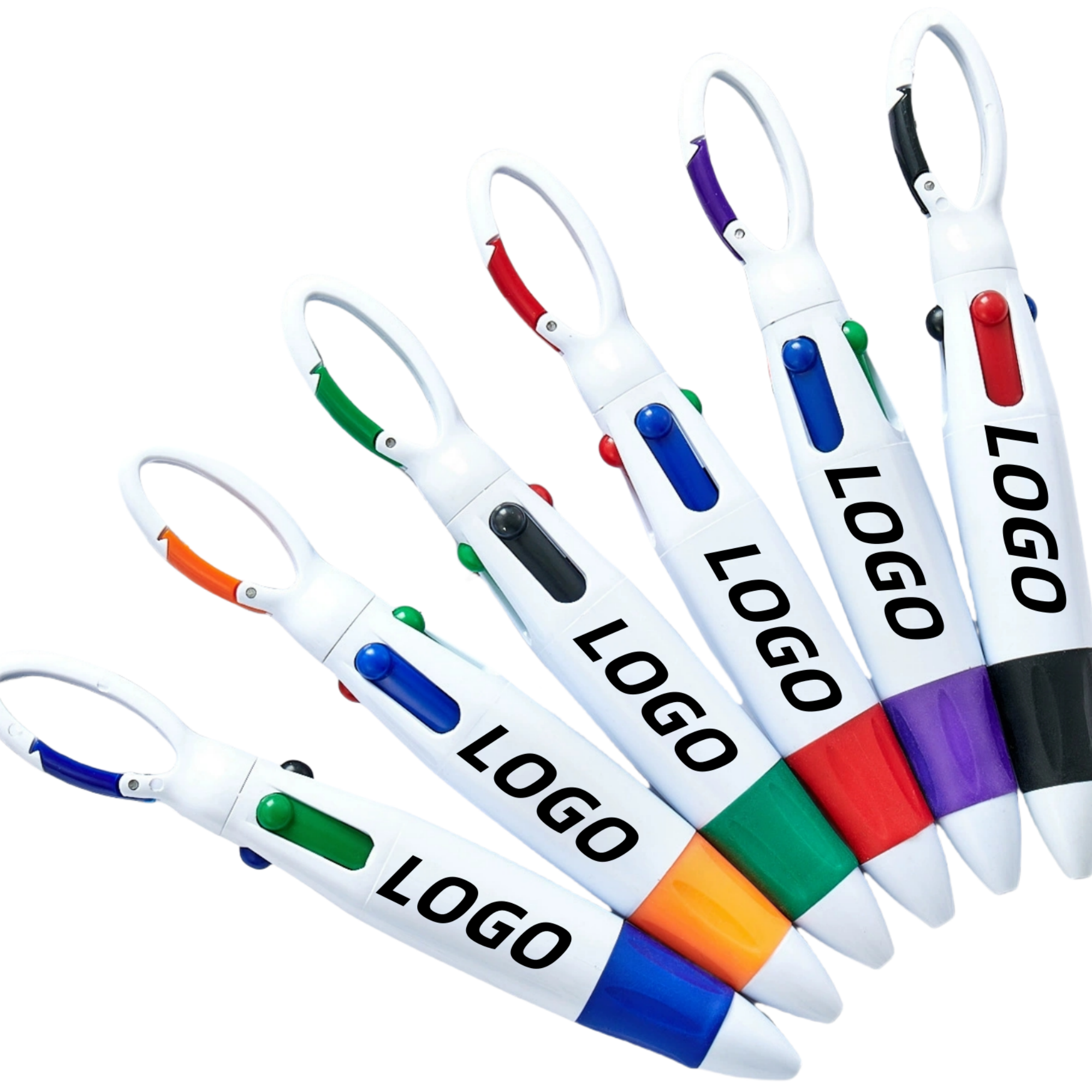 4-Color Mountaineer Buckle Plastic Pen 2