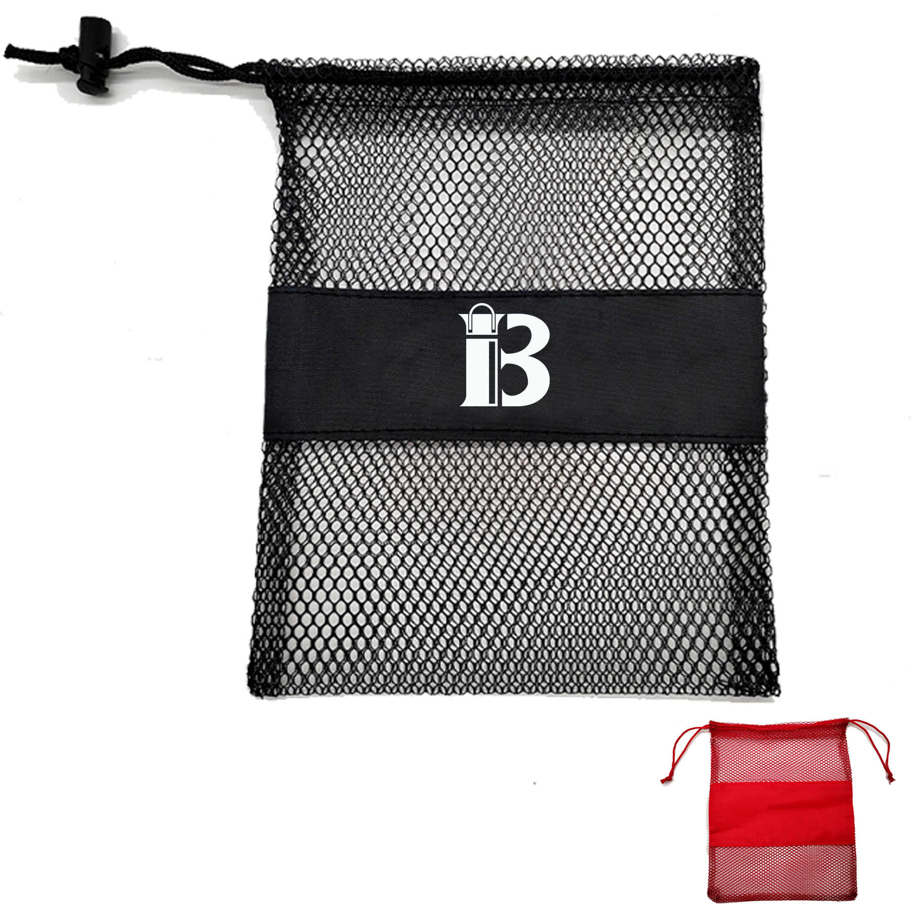 Sports Storage Dacron Net Mesh Drawstring Bag