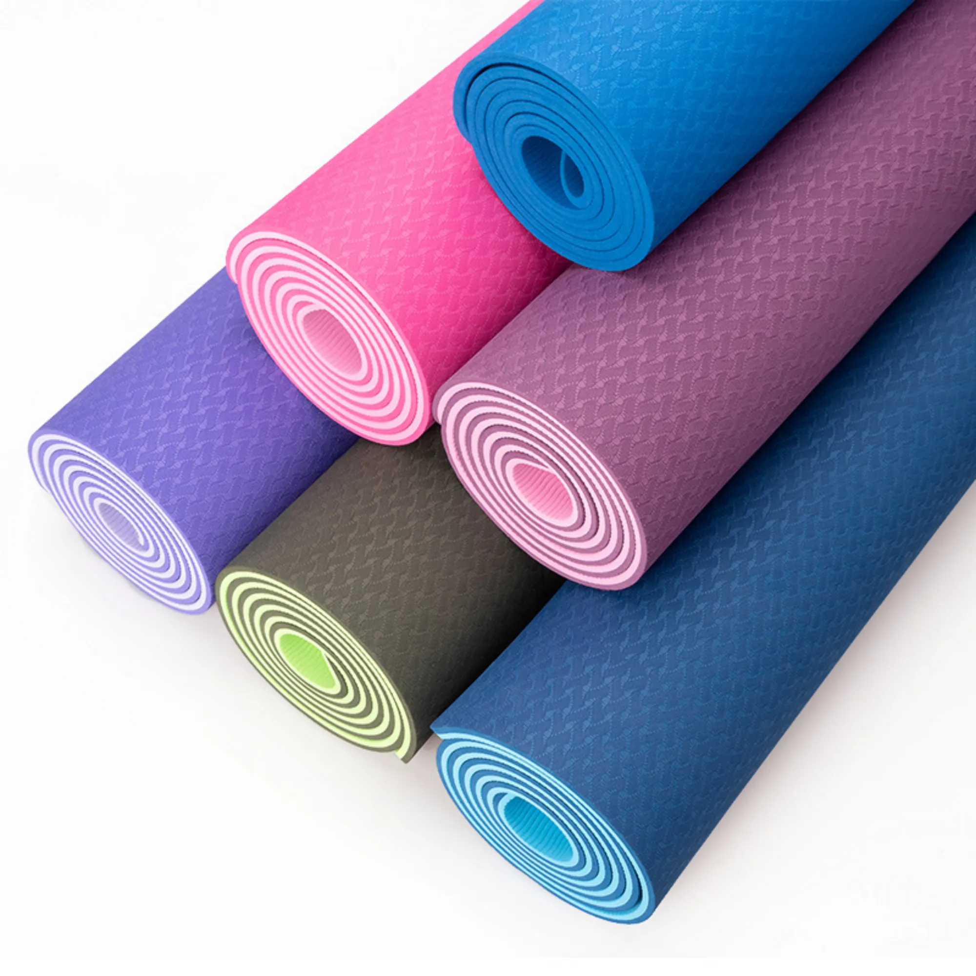 Double Sided Anti Slip Fitness Yoga Mat 6