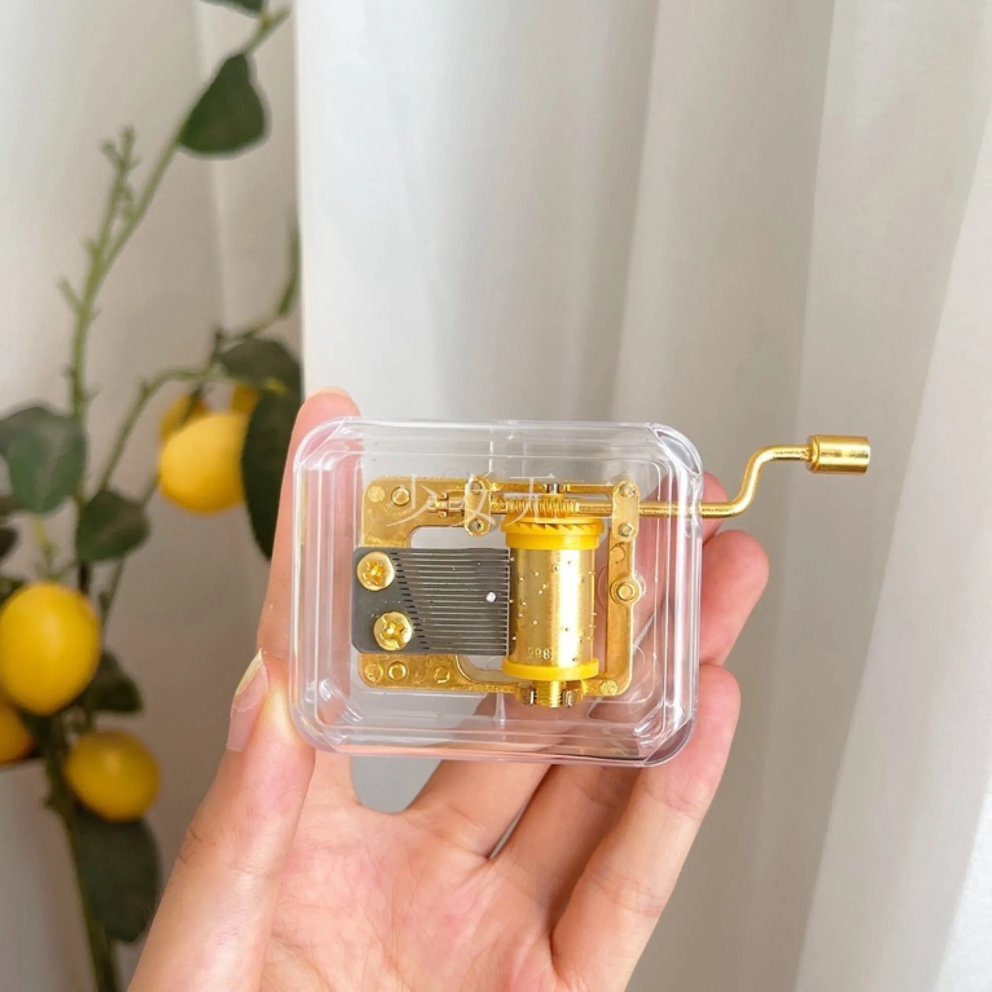 Transparent Music Box Hand - Operated Branded Giveaway 5