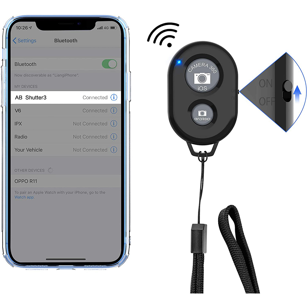 Wireless Bluetooth Self-timer Remote Controller 7