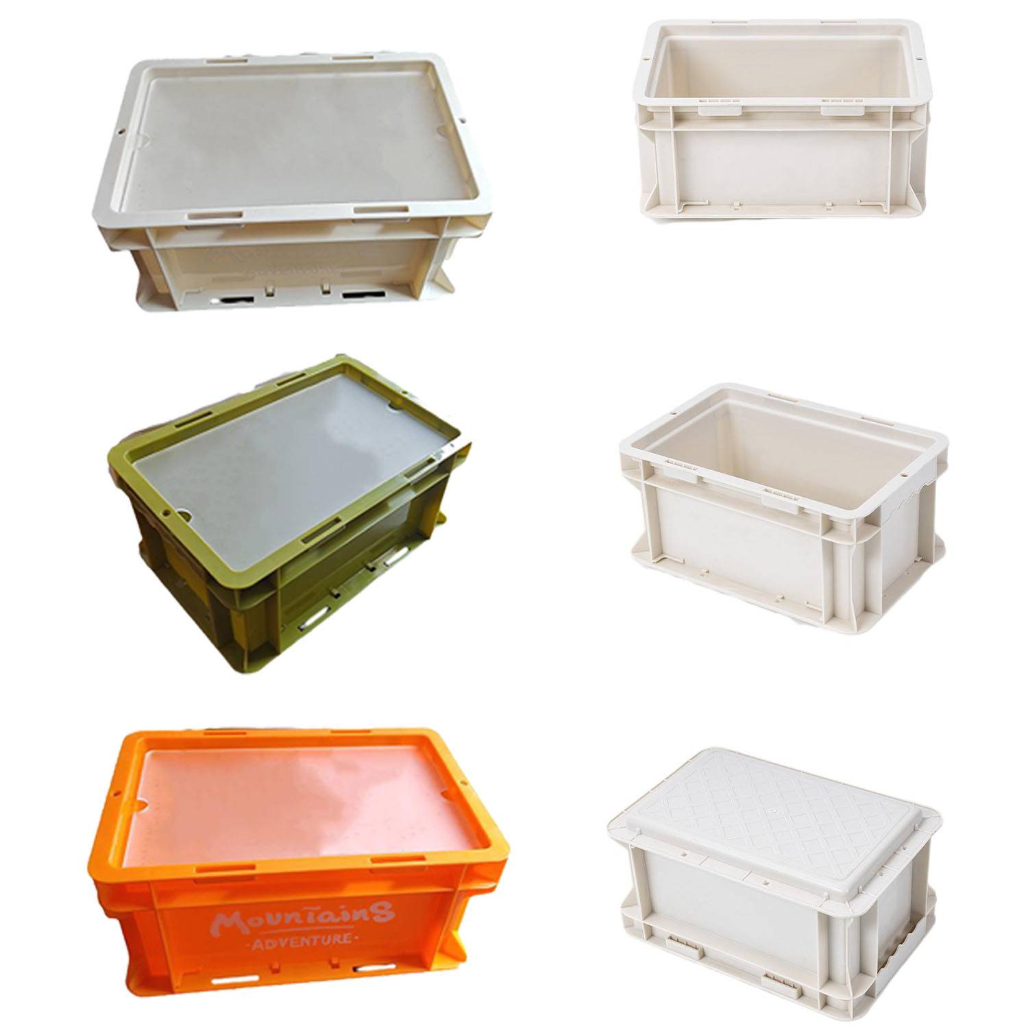Customizable industrial style thickened plastic storage box 3