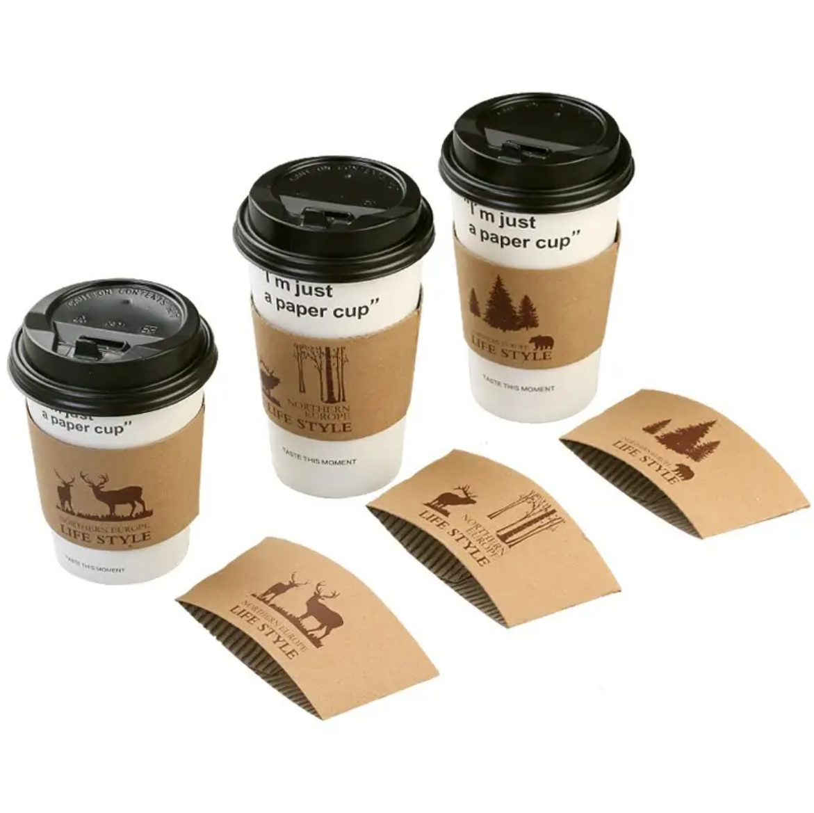 Eco-friendly Kraft Paper Cup Cover 4