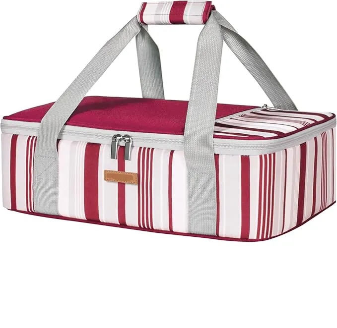 Insulated Casserole Carrier for Hot or Cold Food 14