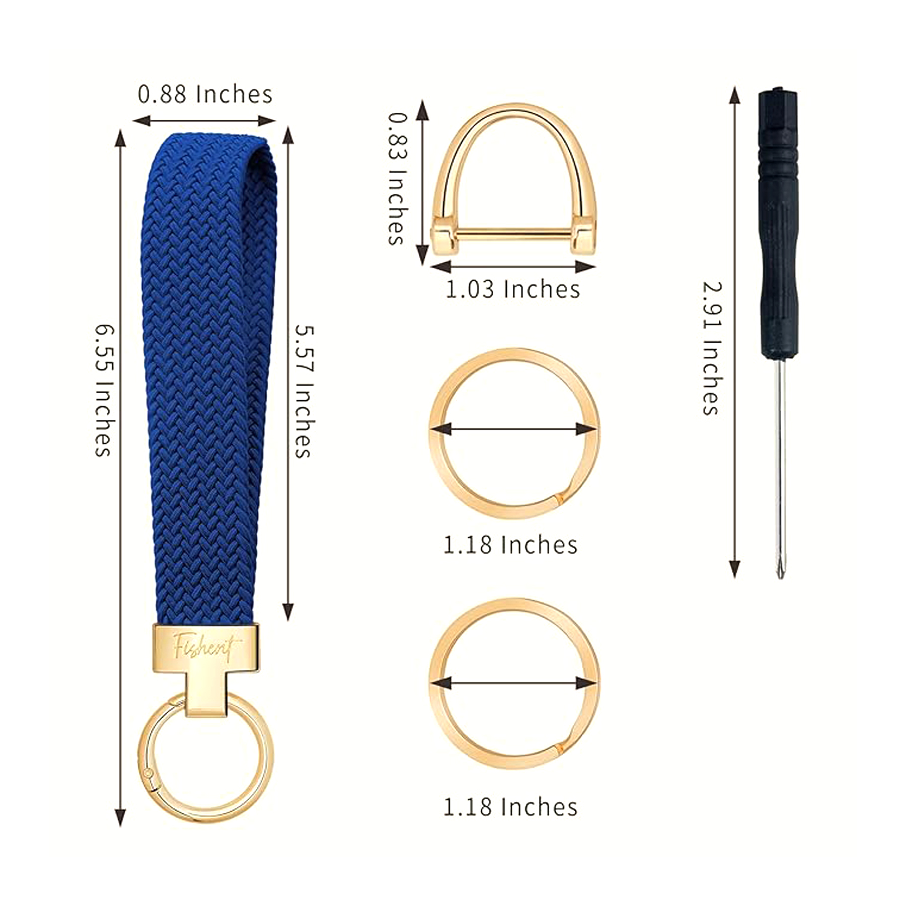 Stretchy Wristlet Keychain 16