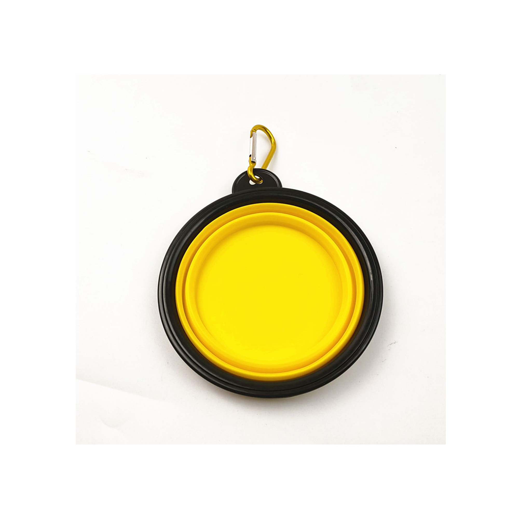 Collapsible Thermoplastic Elastomer Pet Bowl With Carabiner 9