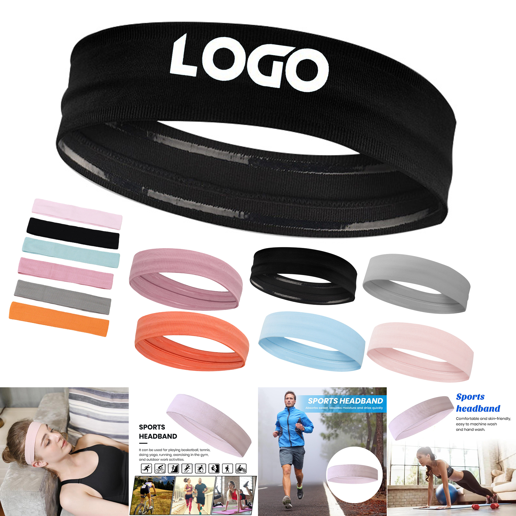 Sweat Bands Headbands for Women 2