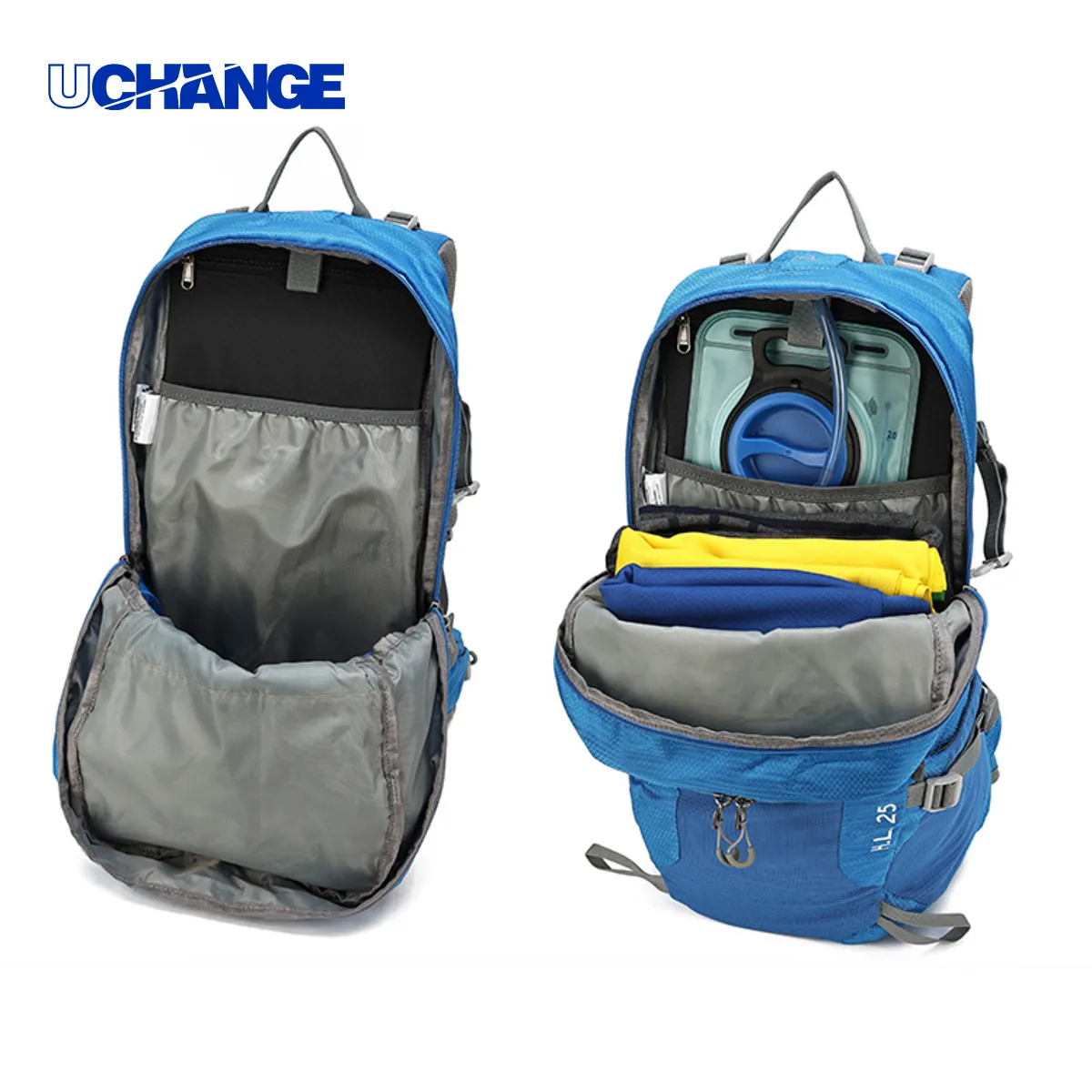 25L Water-Resistant Hiking Backpack With Hydration Port 5
