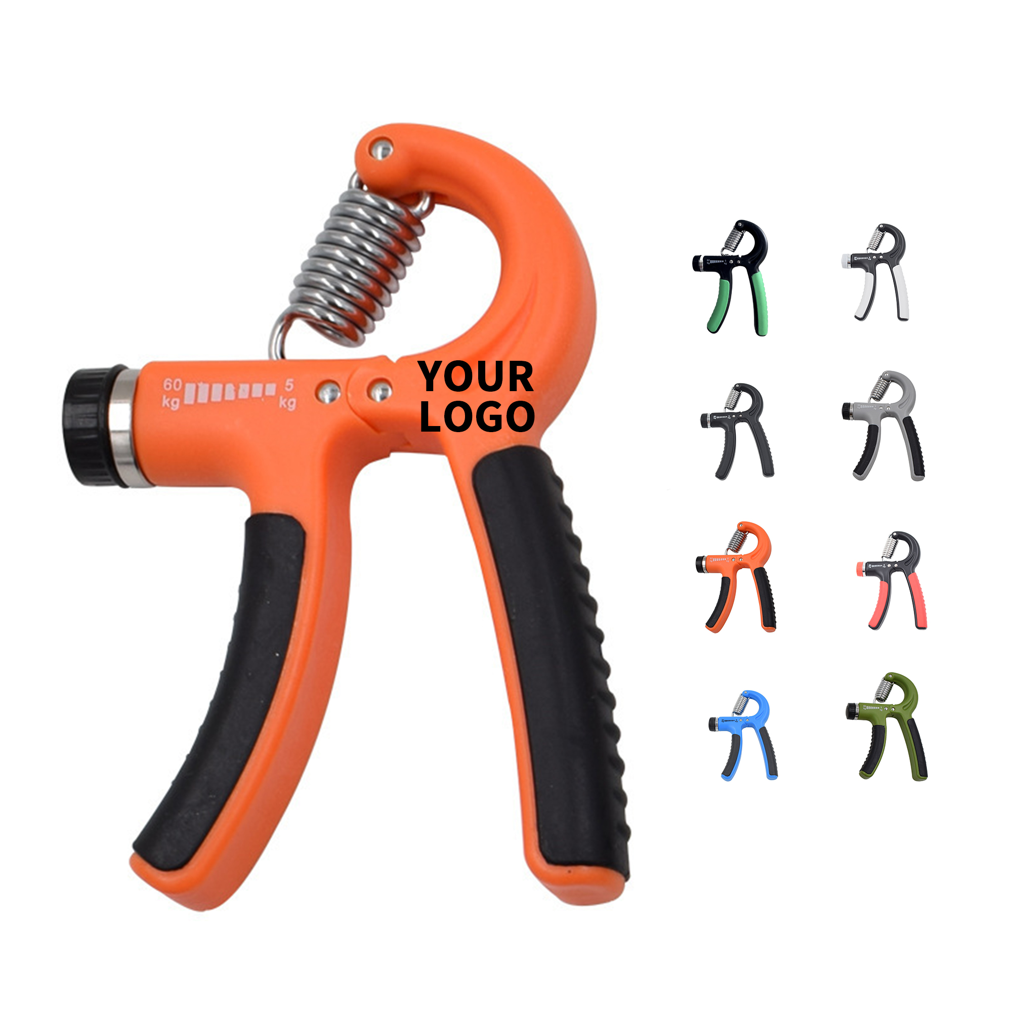 Adjustable Hand Grip Strengthener With Ergonomic Handle 5.5" Height 4