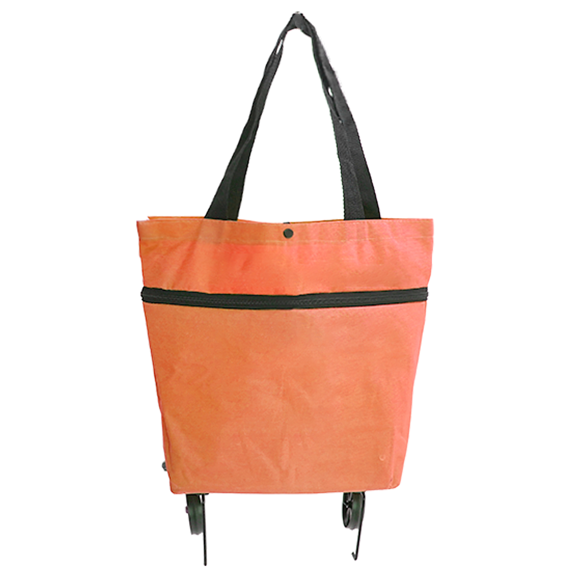 Foldable Oxford Fabric Shopping Trolley with Wheels 5