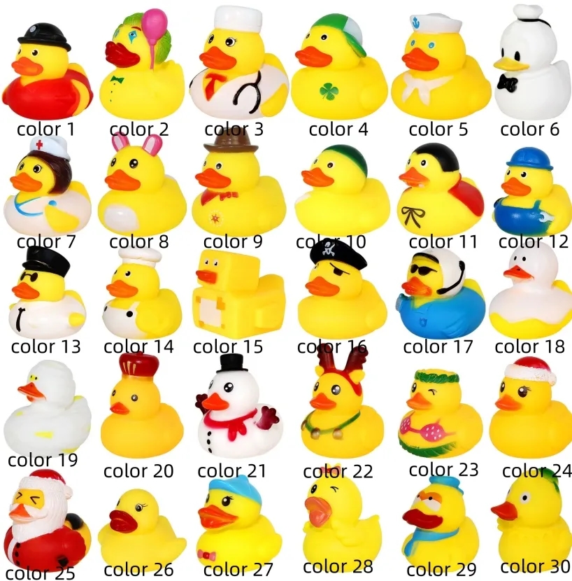 Promotional Rubber Duckies Bulk for Baby Bath and Pool Party Supplies 2