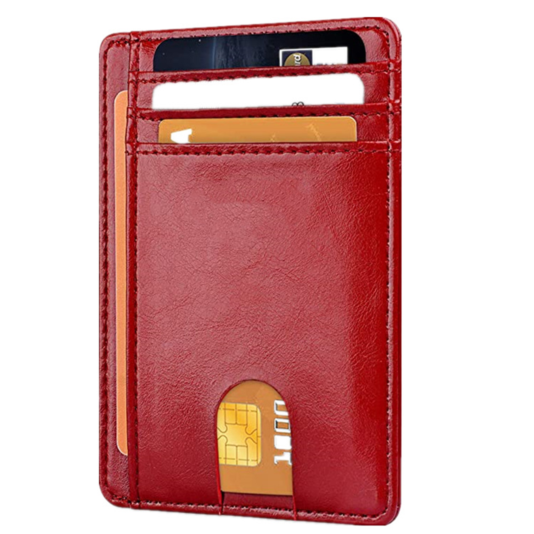Manmade Leather Slim Wallet 2