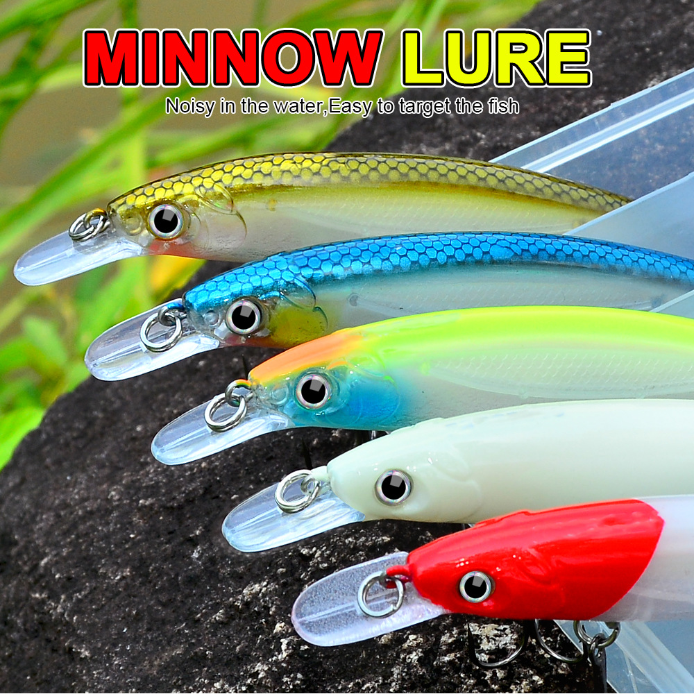 Minnow Suspending Shallow Diving Crankbait 9