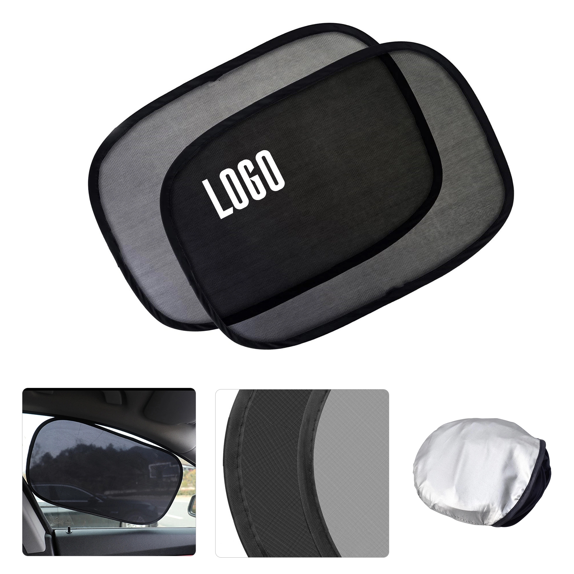 Static Adhesion Car Sunshade-Mesh 2