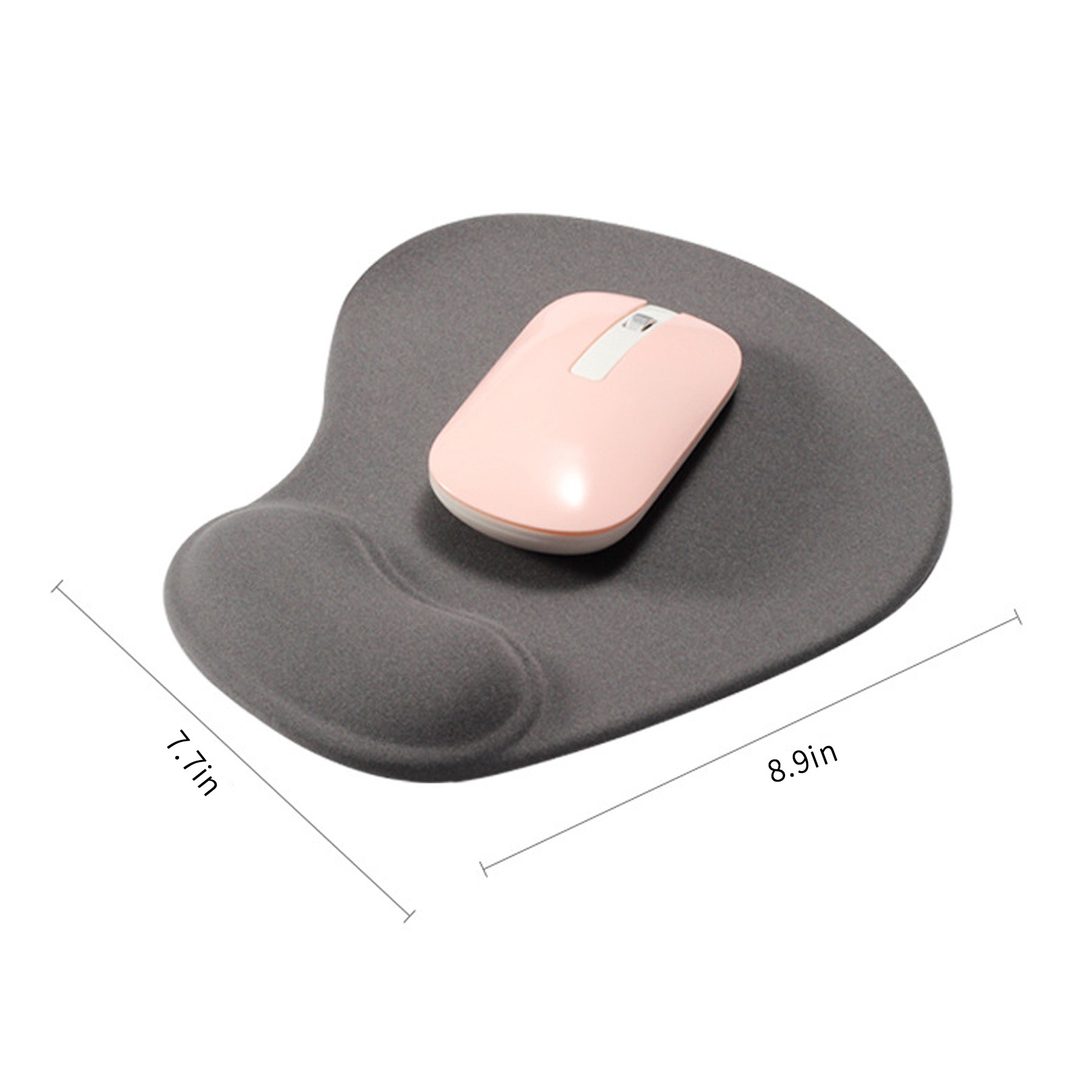 Solid Color Silicone Wrist Guard Mouse Pad 4