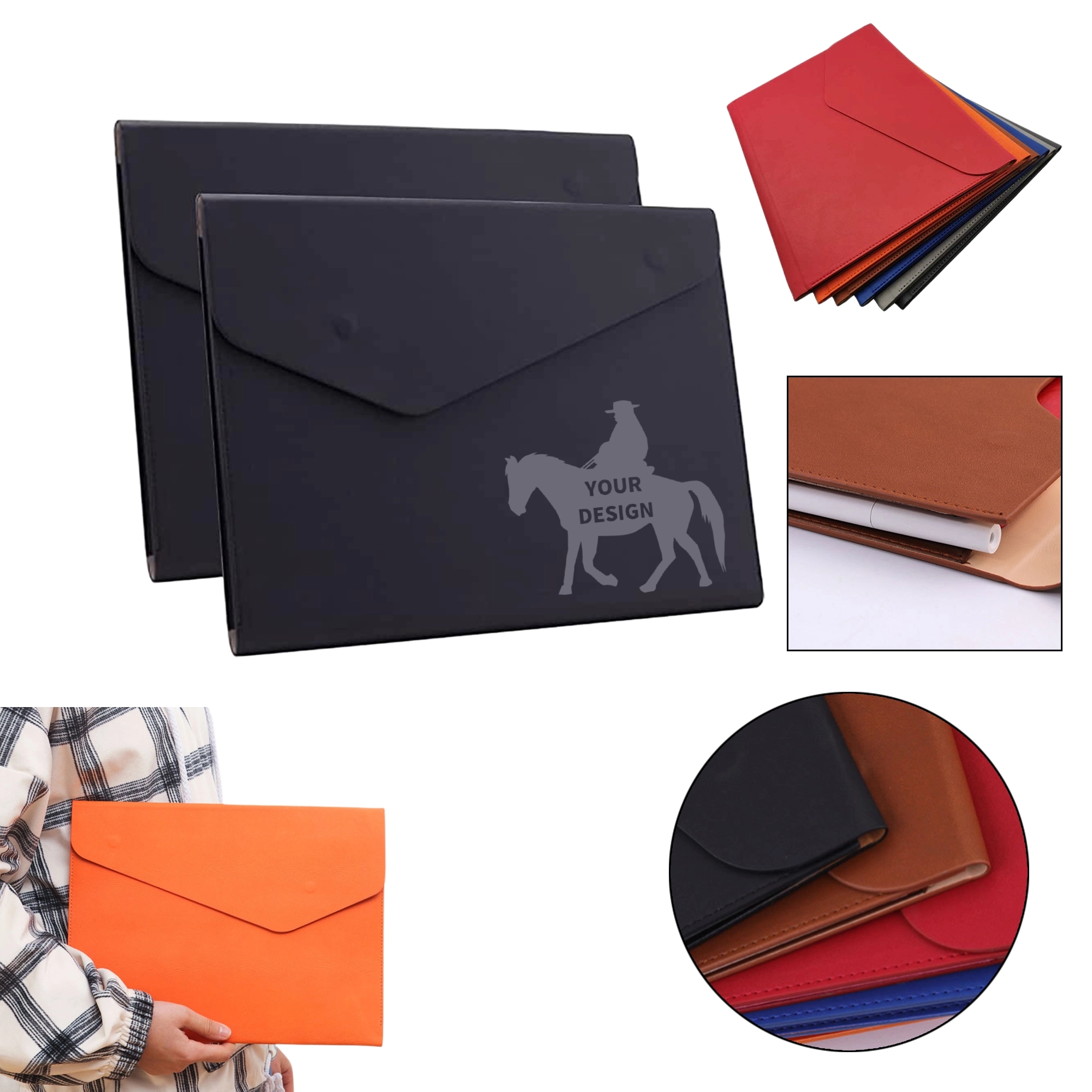 PU Leather A4 File Folder 3